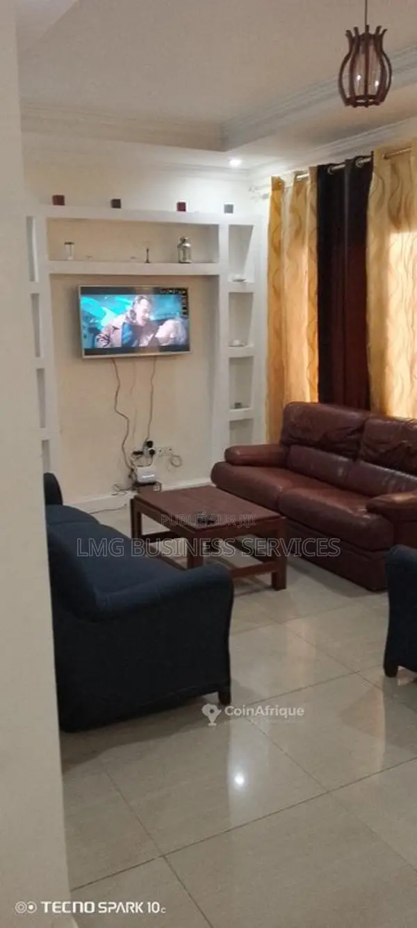 Location appartement meublé 3 pièces - Brazzaville