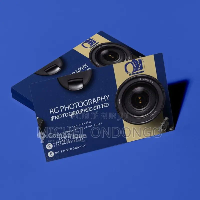 Conception cartes de visite professionnelles