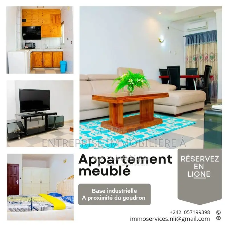 Location appartement meublé -  Pointe Noire