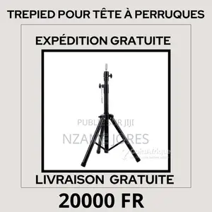 Photo - Trépied professionnel pour tête de perruque - Support réglable