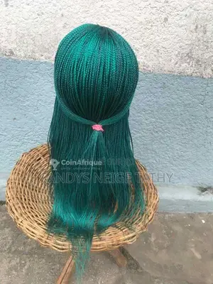 Photo - Perruque tressée bicolore - Personnalisable