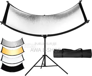 Photo - Réflecteur photo professionnel incurvé 180x60 cm
