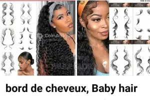 Photo - Tatouages temporaires pour baby hairs - Style coiffure tendance