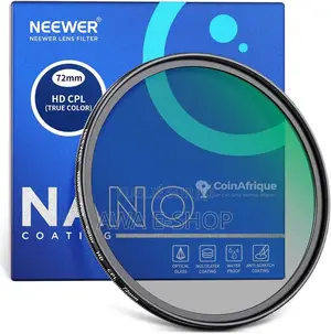 Photo - Filtre polarisant CPL 72mm pour objectif photo HD