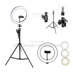 Photo - Anneau lumineux LED pour selfie et éclairage