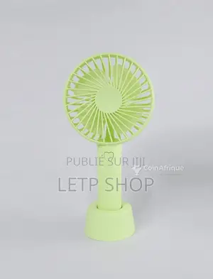 Photo - Ventilateur portable rechargeable 3 vitesses - Rafraîchissement mobile