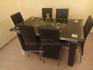 Table de salle à manger extensible en bois - 6 personnes