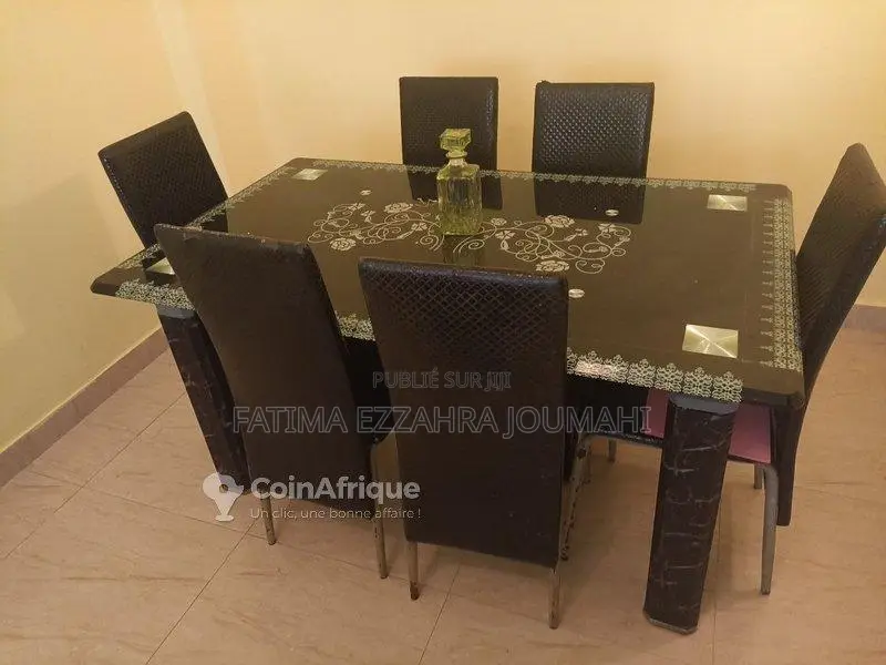 Table de salle à manger extensible en bois - 6 personnes