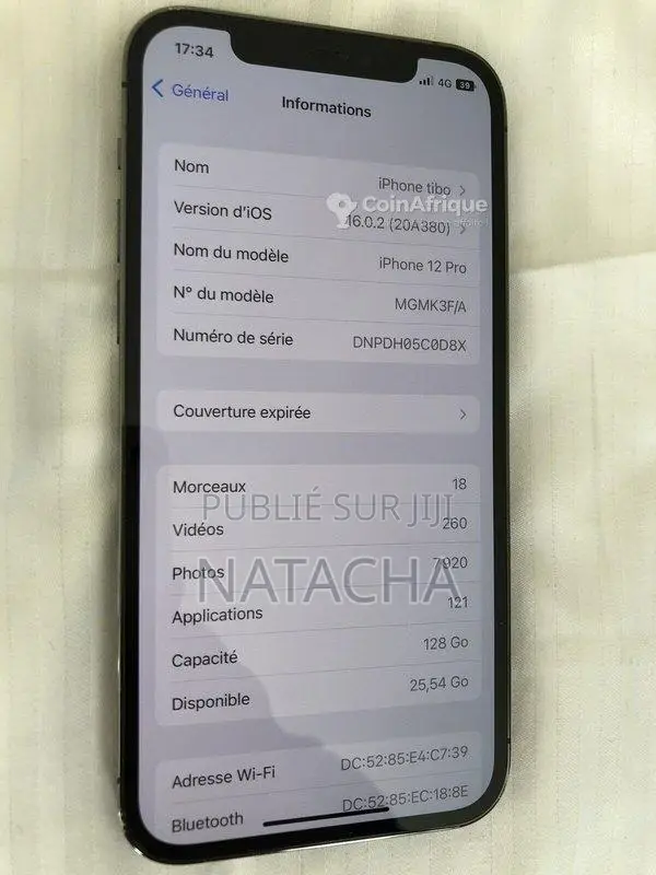 iPhone 12 Pro Apple Gris - 128 Go Occasion