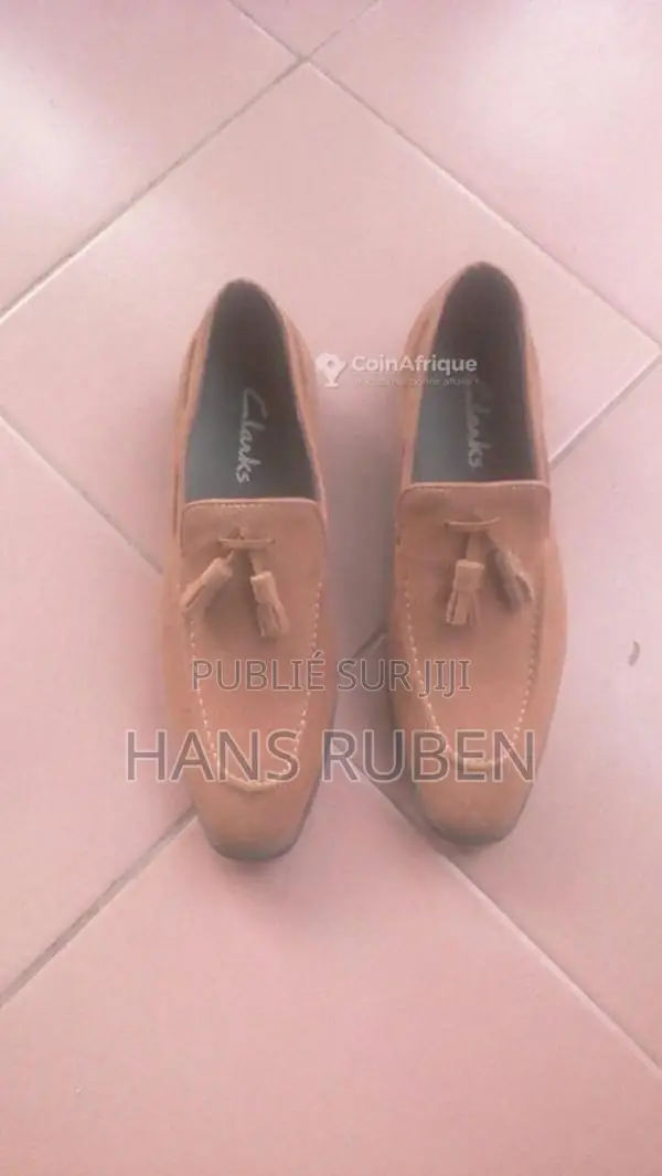 Chaussures Clarks en cuir marron - Homme, pointure 42