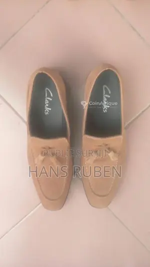 Chaussures Clarks en cuir marron - Homme, pointure 42