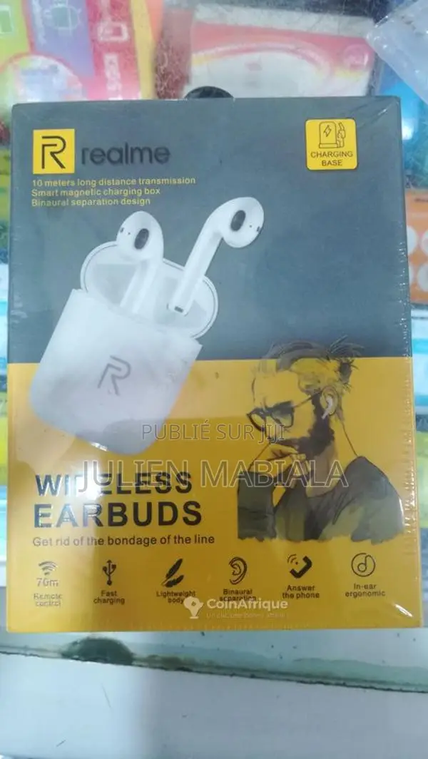 Écouteurs sans fil Airpods Realme - Neuf