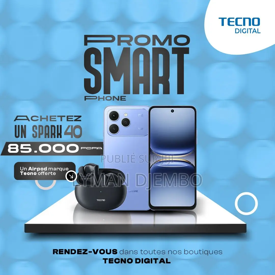 New Tecno Spark 40 128 GB Black